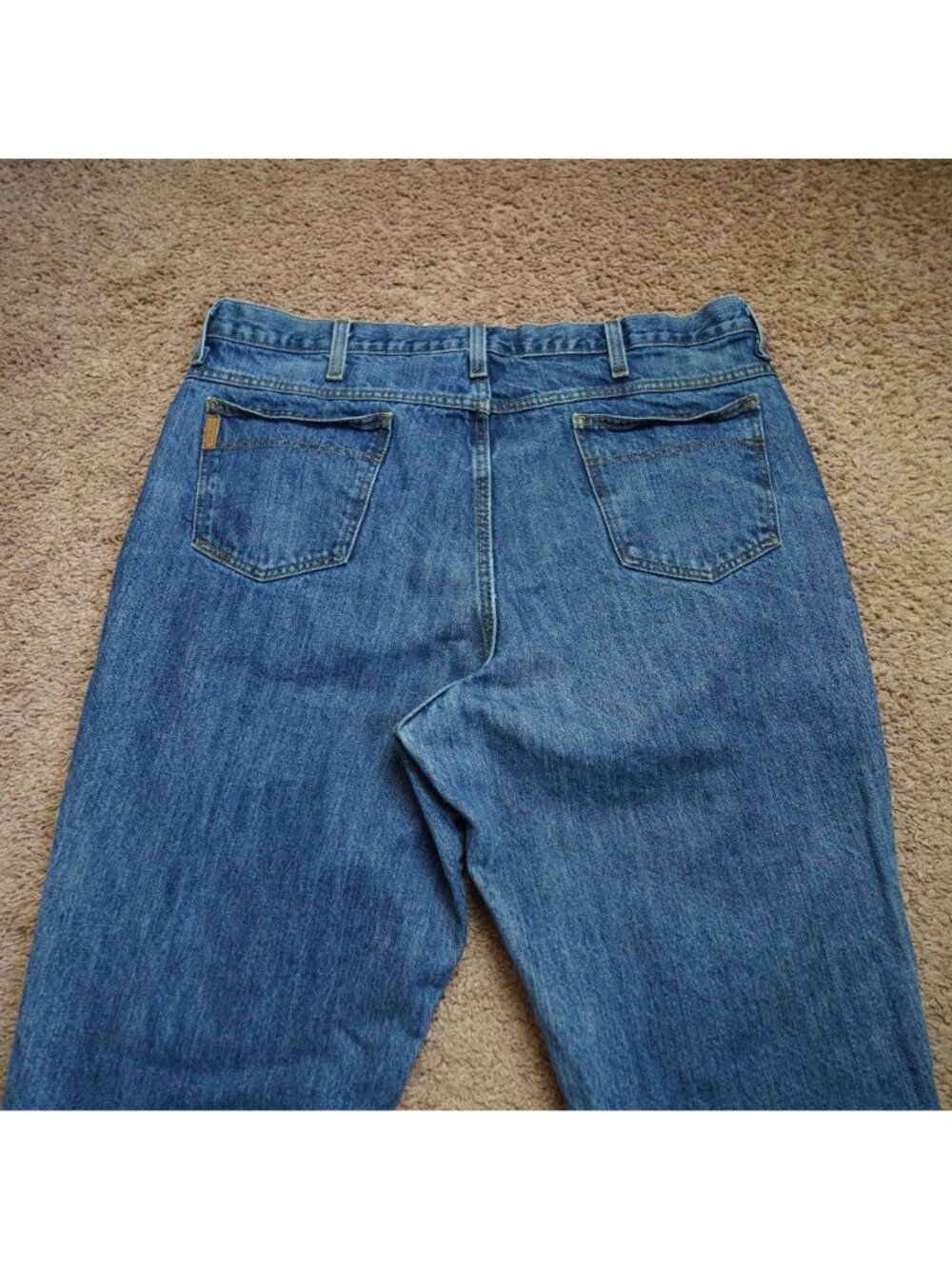 READ Cinch Jeans Mens Tag 40x36 Act 40x35 Blue Straight Leg Denim Denim Western - Picture 10 of 10